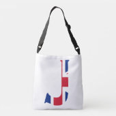 J Monogram bedekt op Union Jack Flag cbbcnt Crossbody Tas (Achterkant)