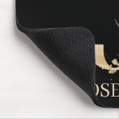 J Monogram Floral Persoonlijke Muismat (Hoek)