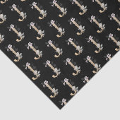 J Monogram Floral Weefselpapier Tissuepapier (Detail)