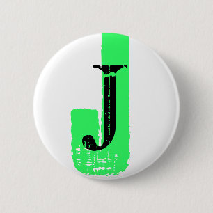 J Monogram -  knop Ronde Button 5,7 Cm