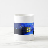 J Monogram Typographie Cool Grunge Mug (Centre)