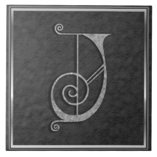 J Monogramme "Pierre grise médiévale" Carreaux en 