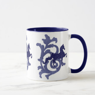 J. Mug bleu
