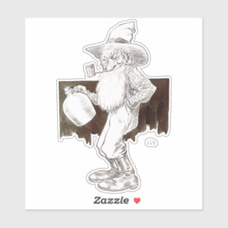 J P Bernard Moonshiner Custom-Cut Vinyl Stickers