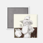 J P. Bernard Moonshiner (Sepia) Magneet (Voorkant / Achterkant)