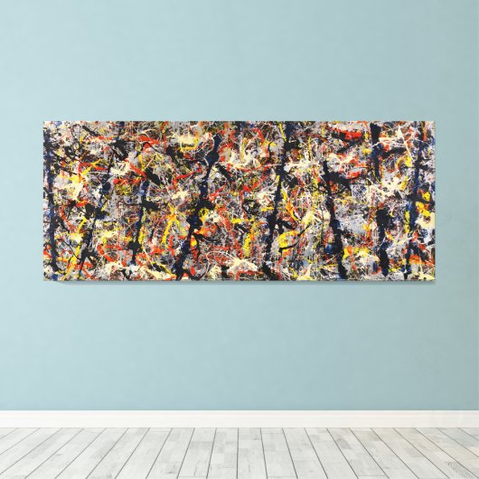 J. P. - Blauwe Polen (Nummer 11) - 1952 - Canvas Afdruk (Insitu (Houten vloer))