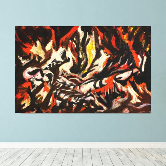 J. P. - DE VLAM - c. 1934-38 - Abstract - Canvas Afdruk (Insitu (Houten vloer))