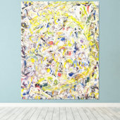 J. P. - GLINSTERENDE STOF - 1946 - CANVAS AFDRUK (Insitu (Houten vloer))