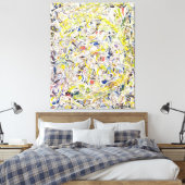 J. P. - GLINSTERENDE STOF - 1946 - CANVAS AFDRUK (Insitu (Slaapkamer))