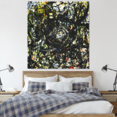 J. P. - HET NEST - 1947 - Abstract expressionisme  Canvas Afdruk (Insitu (Slaapkamer))