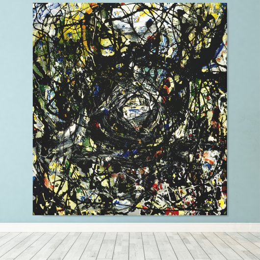 J. P. - HET NEST - 1947 - Abstract expressionisme  Canvas Afdruk (Insitu (Houten vloer))