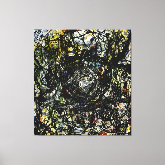 J. P. - HET NEST - 1947 - Abstract expressionisme  Canvas Afdruk (Voorkant)
