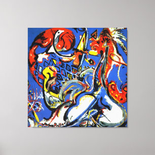 J. P. - Moon-Woman snijdt de cirkel - 1943 - Canvas Afdruk