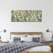 J.P. - MUURSCHILDERING - 1943 - Abstract expressio Canvas Afdruk (Insitu (Slaapkamer))