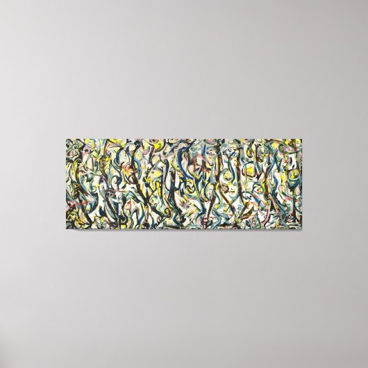 J.P. - MUURSCHILDERING - 1943 - Abstract expressio Canvas Afdruk (Voorkant)