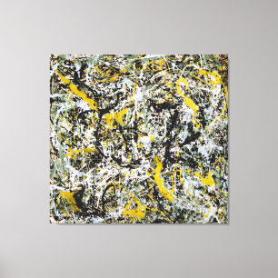 J. P. - Nummer 11 - 1949 - Action painting - Canvas Afdruk
