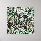 J. P. - Nummer 15 - 1950 - Action painting - Canvas Afdruk (Voorkant)