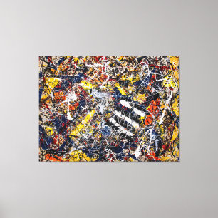 J. P. - Nummer 17A - 1948 - Action painting - Canvas Afdruk