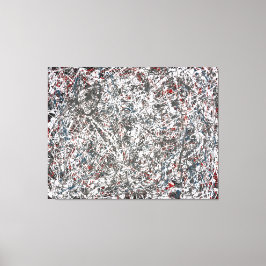 J. P. - Nummer 20 - 1948 - Action painting - Canvas Afdruk