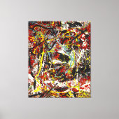 J. P. - Nummer 22 - 1949 - Action painting - Canvas Afdruk (Voorkant)