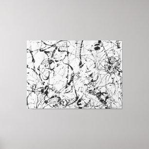 J. P. - Nummer 23 - 1948 - Action painting - Canvas Afdruk