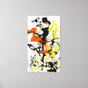 J. P. - Nummer 26 - 1949 - Action painting - Canvas Afdruk