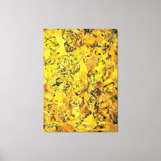 J.P. - Nummer 2 - 1951 - Abstract expressionisme - Canvas Afdruk (Voorkant)