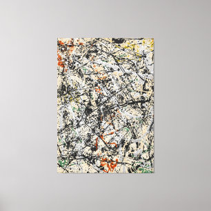 J. P. - Nummer 32 - 1949 - Action painting - Canvas Afdruk