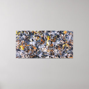 J. P. - NUMMER 3 - 1950 - Action painting - Canvas Afdruk