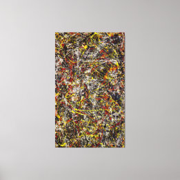 J. P. - Nummer 5 - 1948 - Action painting - Canvas Afdruk