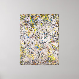 J. P. - Nummer 9 - 1949 - Action painting - Canvas Afdruk