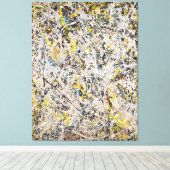 J. P. - NUMMER 9 - 1949 - Acton-schilderij - Canvas Afdruk (Insitu (Houten vloer))