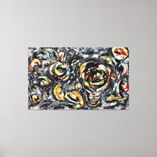 J. P. - OCEAANGRIJSHEID - 1953 - Abstract - Canvas Afdruk (Voorkant)