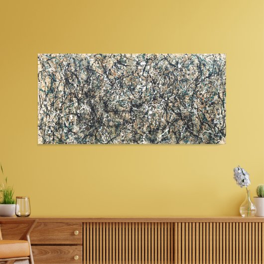 J. P. - ONE Number 30 - 1950 - Action painting - Canvas Afdruk (Insitu (Woonkamer))