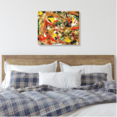 J. P. - ONGETITELD - 1953-54 -Abstract expressioni Canvas Afdruk (Insitu (Slaapkamer))