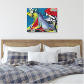 J. P. - PAARDENPAARD - 1944 - Abstract expressioni Canvas Afdruk (Insitu (Slaapkamer))