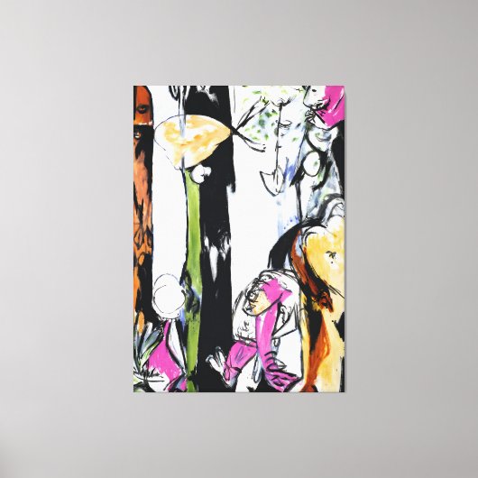 J. P. - PASEN EN TOTEM - 1953 - Abstract - Canvas Afdruk (Voorkant)