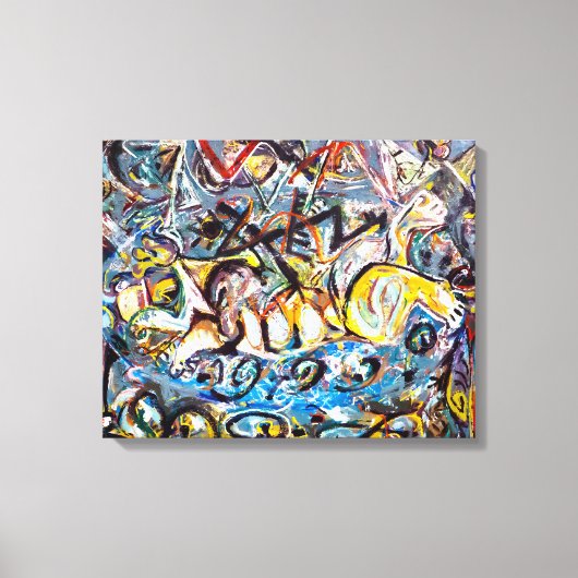 J. P. - Pasiphaë - 1943 - Abstract expressionisme Canvas Afdruk (Voorkant)