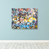 J. P. - Pasiphaë - 1943 - Abstract expressionisme Canvas Afdruk (Insitu (Houten vloer))