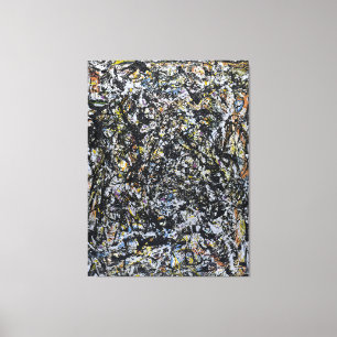 J. P. - SEA CHANGE - 1947 - Action Painting - Canvas Afdruk