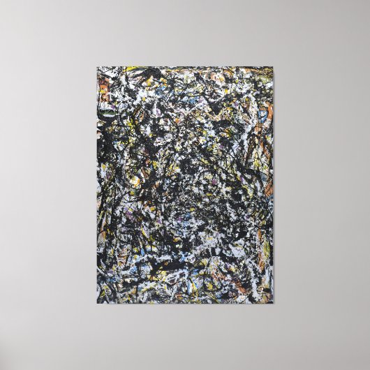 J.P. - ZEE VERANDERING - 1947 - Actie Schilderen - Canvas Afdruk (Voorkant)