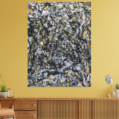 J.P. - ZEE VERANDERING - 1947 - Actie Schilderen - Canvas Afdruk (Insitu (Woonkamer))