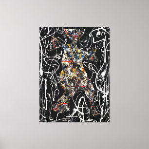 J. P. - Zonder titel (Uitgeknipt figuur) - 1948 - Canvas Afdruk