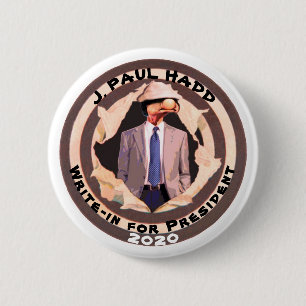 J. Paul Hadd voor President 2020 Ronde Button 5,7 Cm