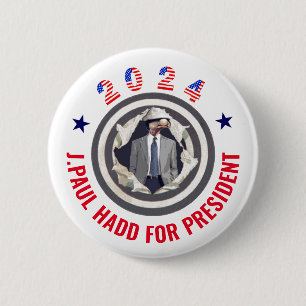 J. Paul Hadd voor President 2024 Ronde Button 5,7 Cm
