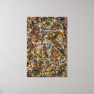 J. Pollock - Nummer 5 - 1948 - Action painting - Canvas Afdruk