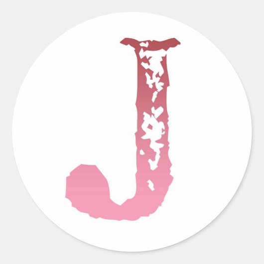 J RONDE STICKER (Voorkant)