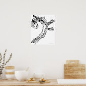 J.S.Bach's Cello Suite Poster (Keuken)