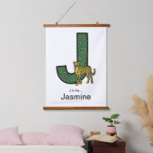 J staat voor gepersonaliseerd... hangend wandkleed (Slaapkamer)