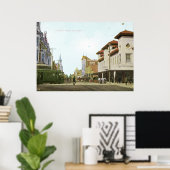 J Street Fresno California  Poster (Thuiskantoor)